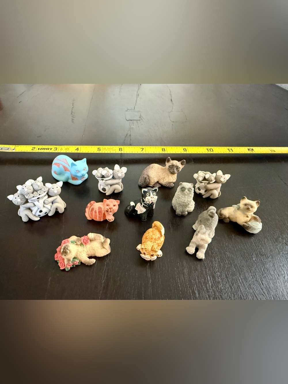 Mini Cat Figurine Collection